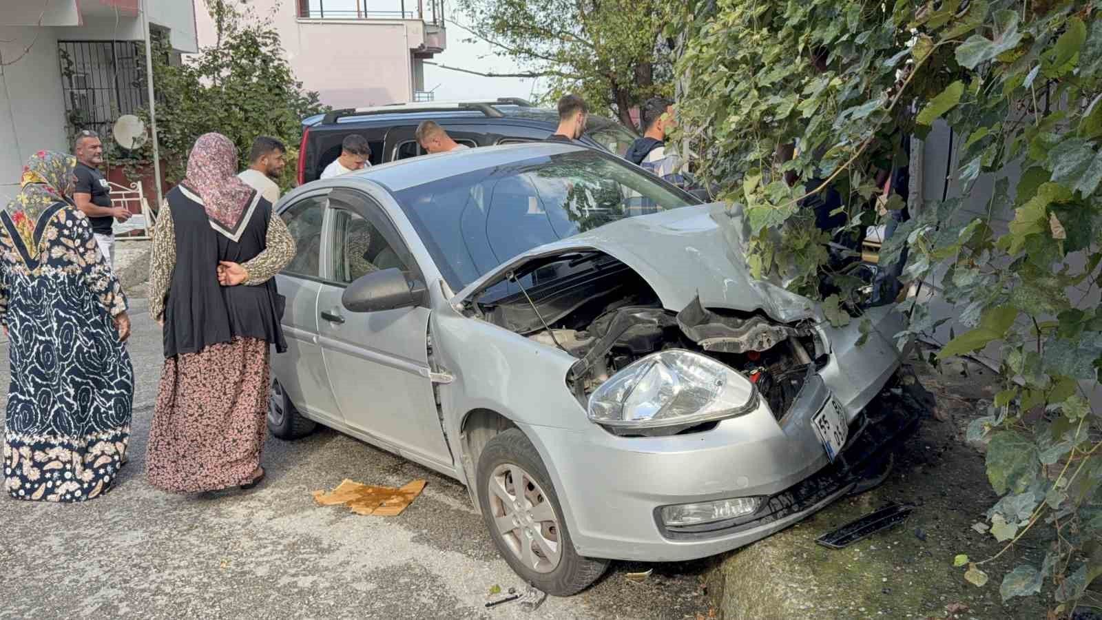 Samsun'da 4 araçlı zincirleme kaza