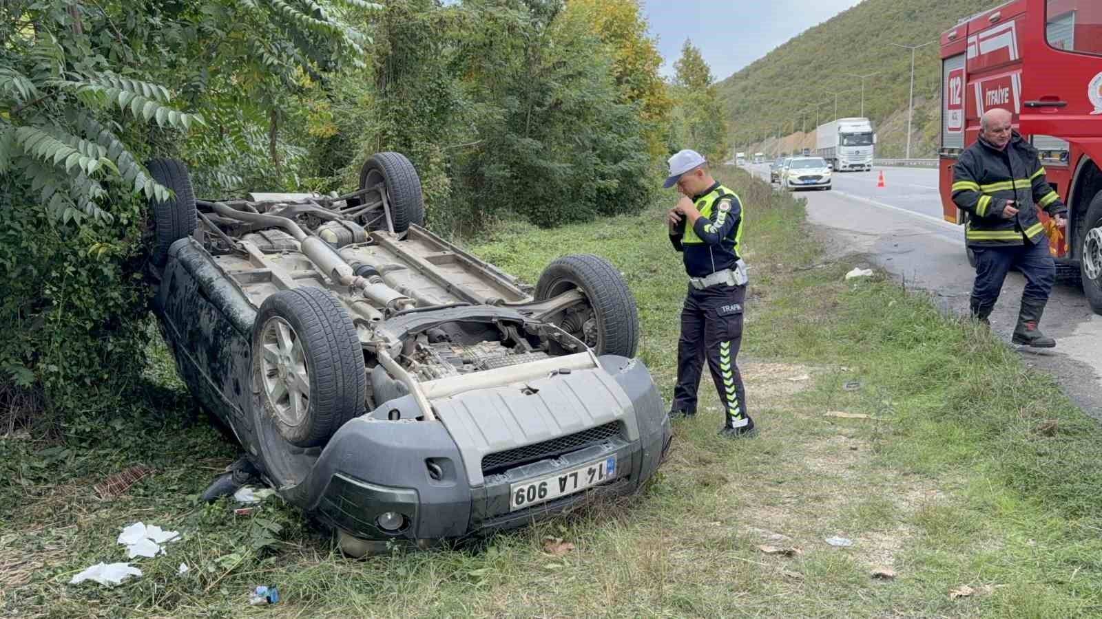 Samsun'da cip takla attı: Karı-koca yaralandı