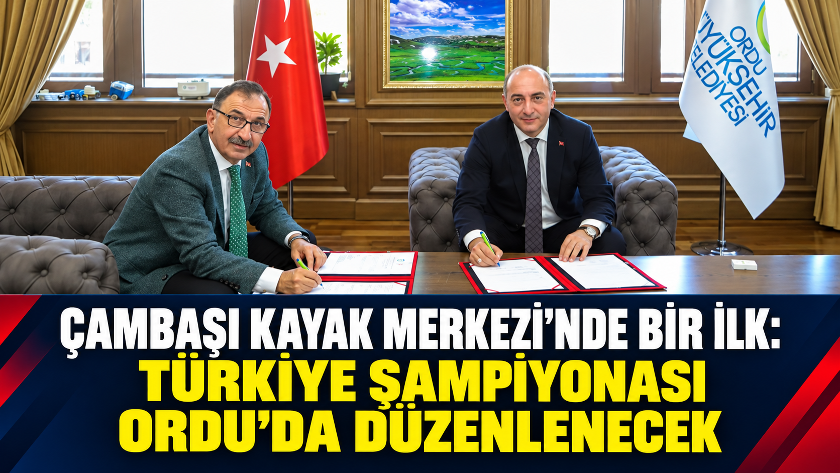 Çambaşı Kayak Merkezi’nde Bir İlk: Türkiye Şampiyonası Ordu’da Düzenlenecek