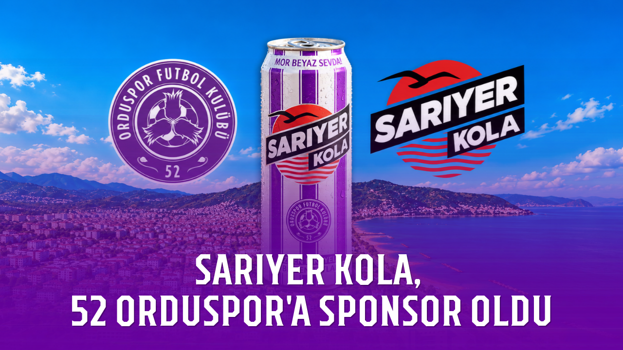 Sarıyer Kola, 52 Orduspor'a sponsor oldu