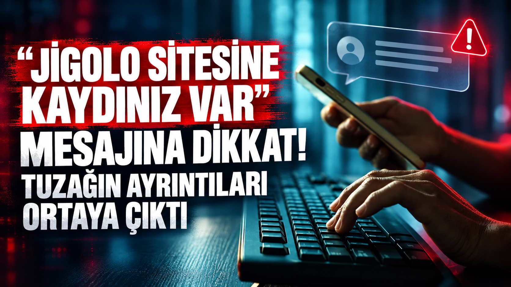 “Jigolo sitesine kaydınız var” mesajına dikkat! Tuzağın ayrıntıları ortaya çıktı